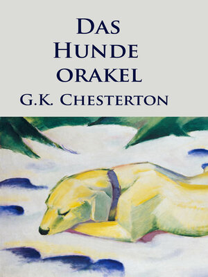 cover image of Das Hundeorakel